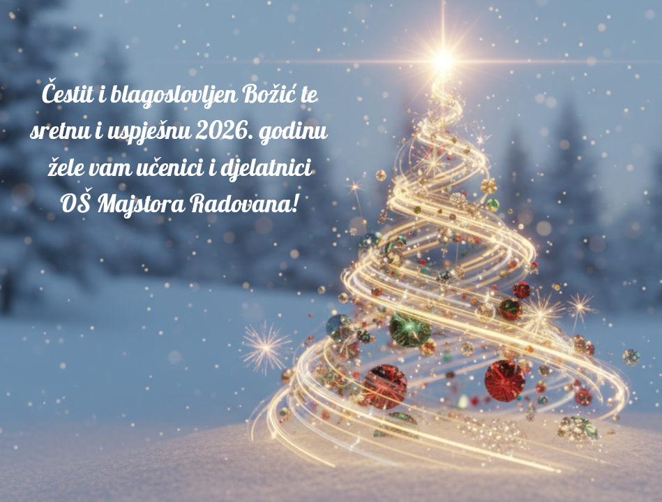 BOŽIĆNA I NOVOGODIŠNJA ČESTITKA